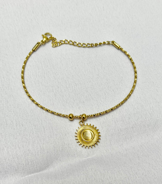 Sun pearl Round Bracelet